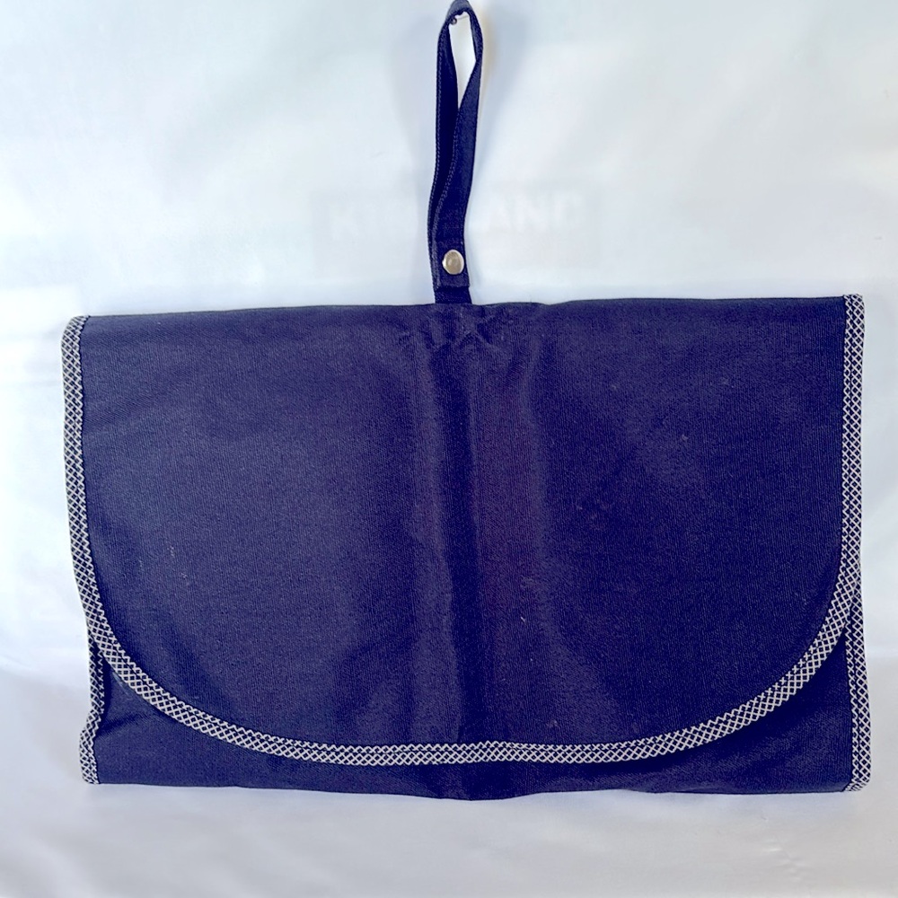 Gently Used DOLLY Baby Travel Diaper Pad Navy Blue - Picture 3 of 8